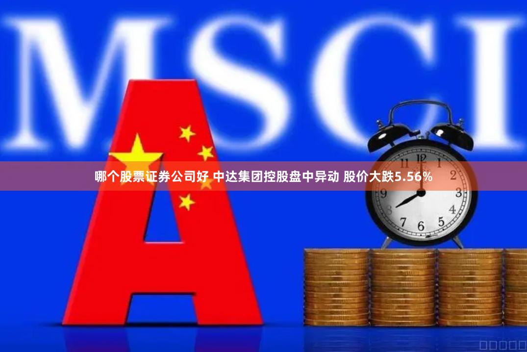 哪个股票证券公司好 中达集团控股盘中异动 股价大跌5.56%